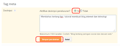 Mengatasi terjadinya Duplikat Content pada blogger