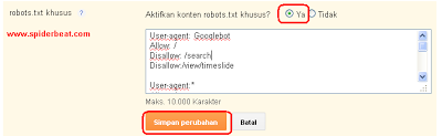 Mengatasi terjadinya Duplikat Content pada blogger