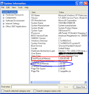 Komputer Muncul pesan Virtual Memory Low