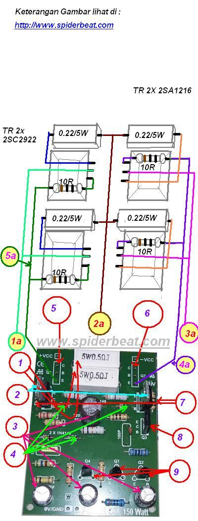 Modifikasi Power  OCL  150  Watt  menjadi 400 Watt  dengan 