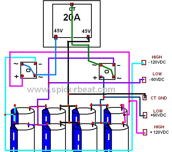  Skema  Rangkaian Supply Untuk Power  Ampli Class  H  