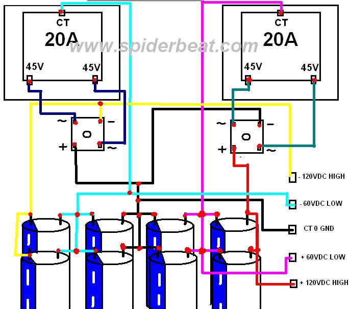 Skema Rangkaian Supply Untuk Power Ampli Class H 