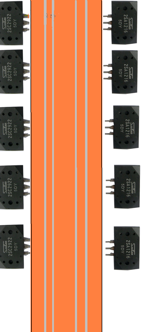 Cara Merangkai Banyak Transistor Final Sanken untuk Driver 