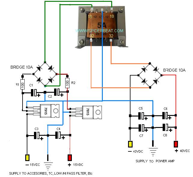  Power  Supply  1 Trafo 2 Kiprok Bridge Skema  Kelebihan 