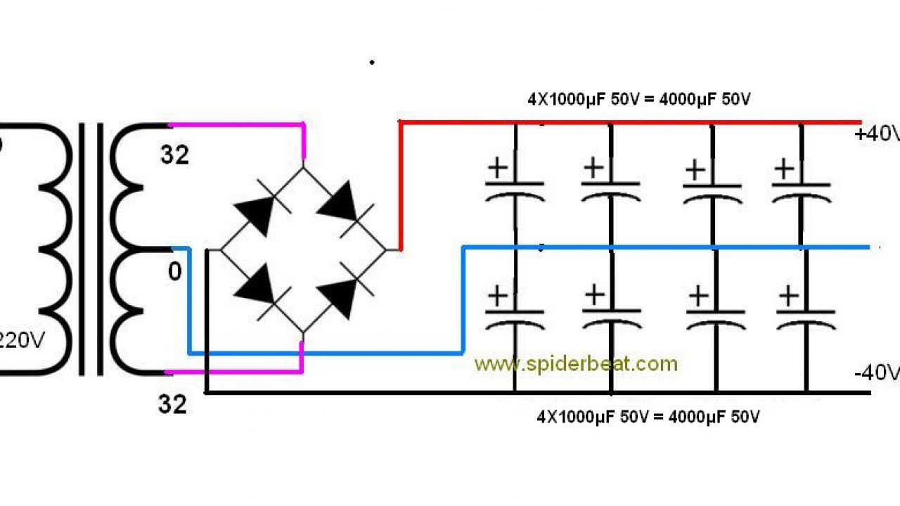 Cara Merangkai Banyak Elco Untuk Power  Supply  Power  Amplifier