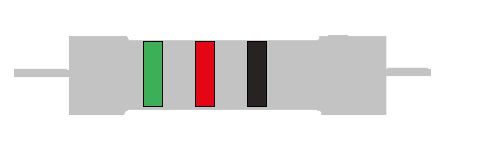 resistor 52 ohm 20 persen