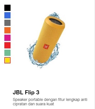 Harga speaker JBL Flip3