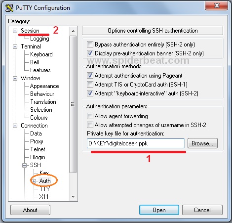 Cara Setting PuTTY untuk VPS dengan SSH key 2
