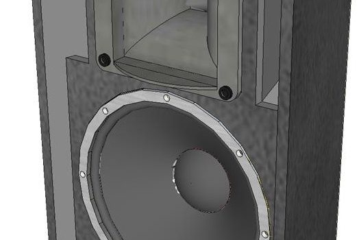 Skema box speaker 15 inch 2 way horn