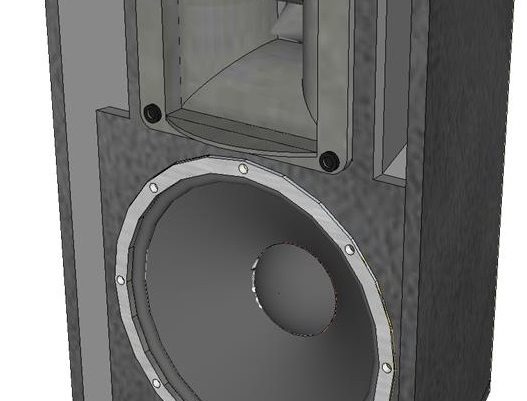Skema box speaker 15 inch 2 way horn