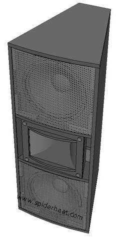 ukuran box speaker mid hi 12 inch double