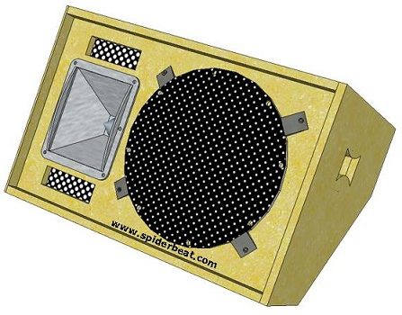 skema box speaker panggung 3b
