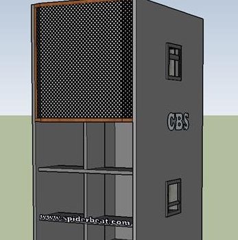Skema box speaker CBS 15 inch finish