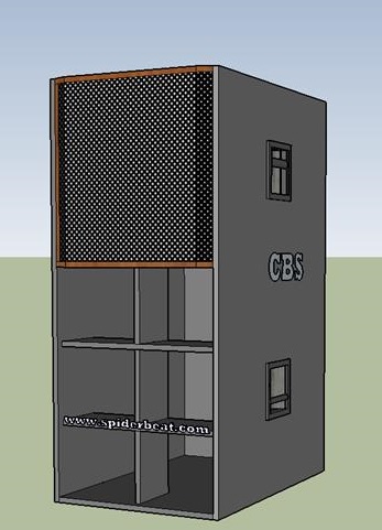 Inch skema 15 jauh speaker box bass Skema Box