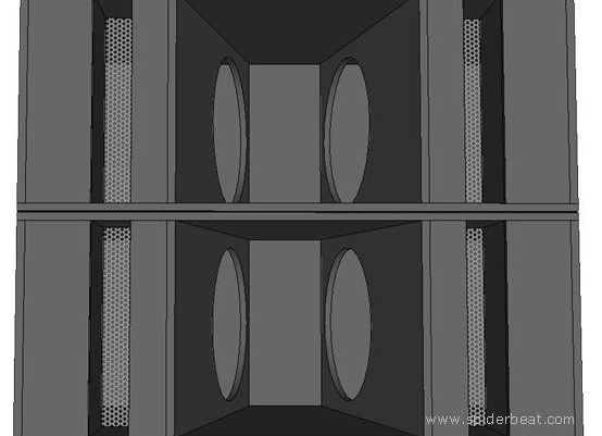 skema desain skema box speaker sub-bass 2x18 sub-bass