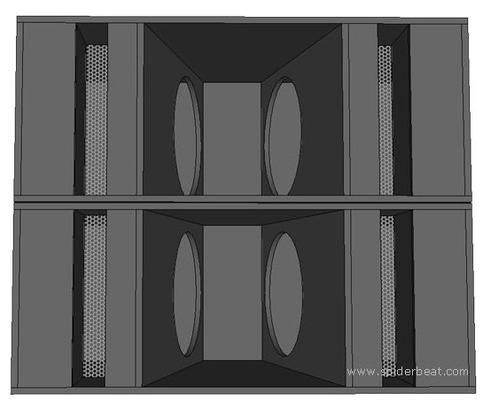 skema desain skema box speaker sub-bass 2x18 sub-bass