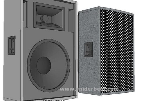 skema box speaker midbass 12 inch dan ukuran