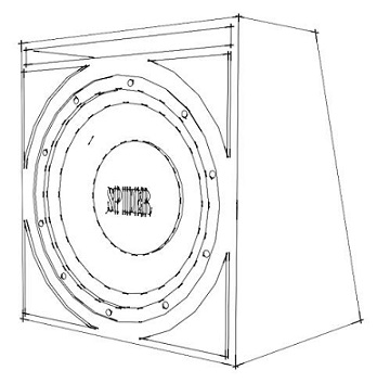 Skema Dan Ukuran Box Subwoofer Audio Mobil 12 Inch Single General