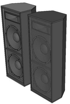 gambar skema box speaker monitor