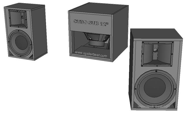 Skema dan Ukuran Box Speaker 10 Inch 2-way + 1 Tweeter Rumahan