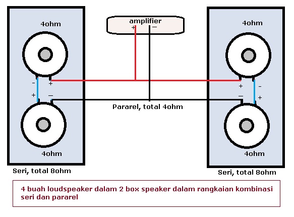 Ом 8 часов. Как правильно подключить два 8ohm динамика к выходу 4ohm?.