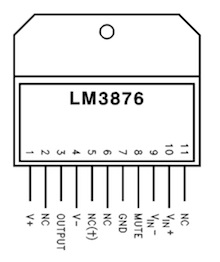 pinout kaki IC LM3876
