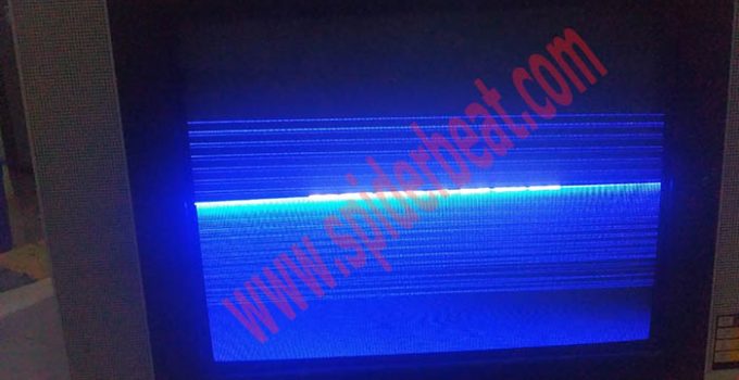TV polytron gambar tinggal separoh
