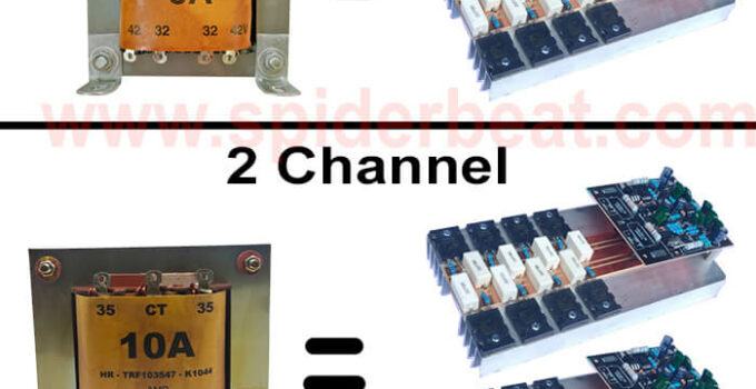 Berapa ampere trafo berapa set transistor final