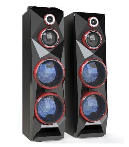 speaker aktif polytron double woofer 8inch