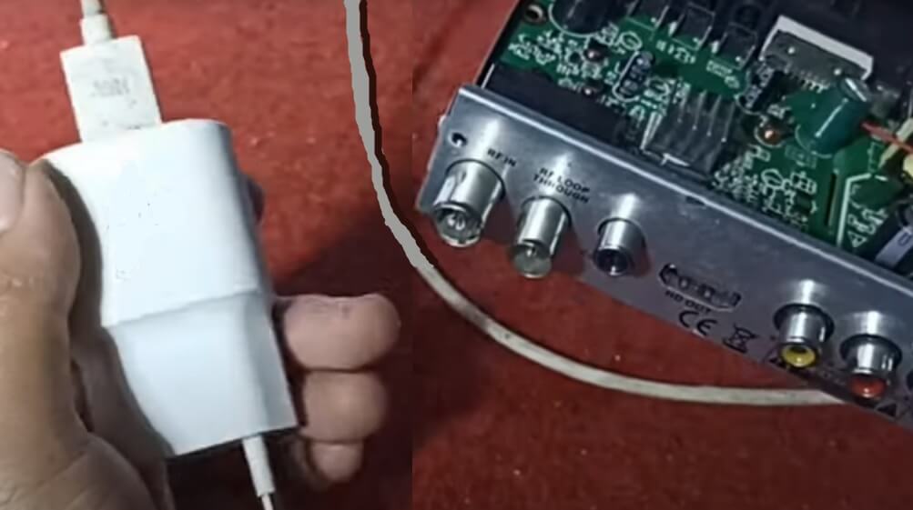 stb mati terkena petir ganti dengan casan hp (1)