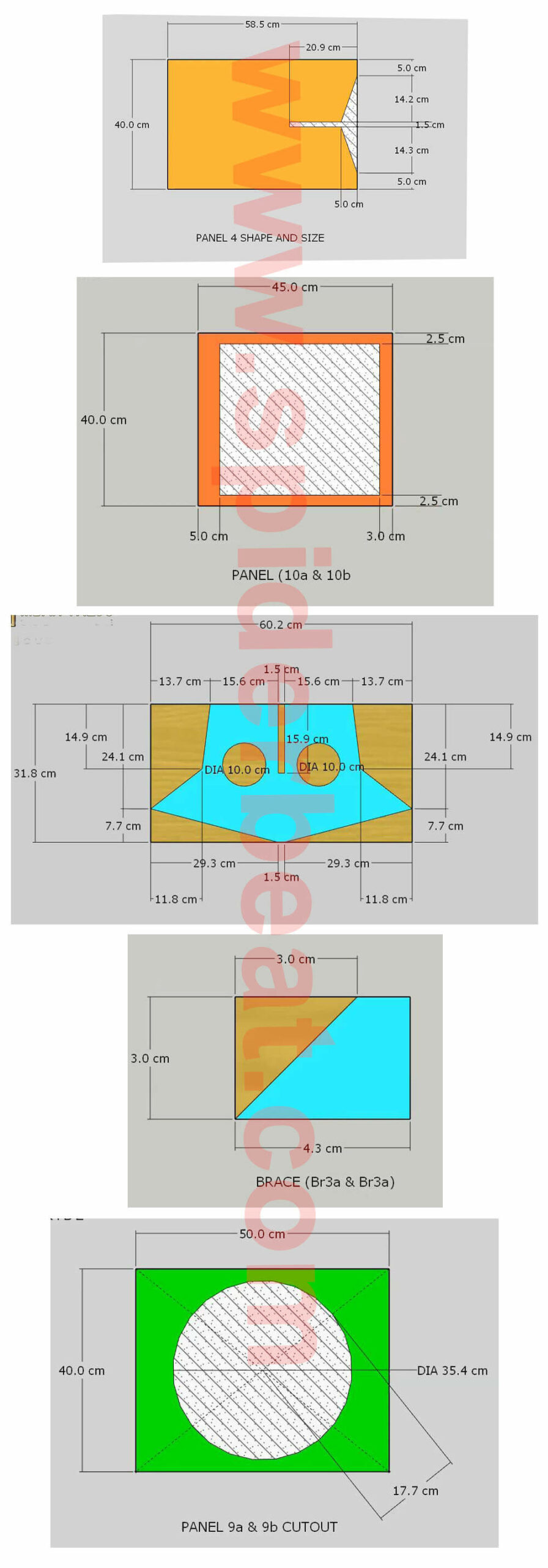 ukuran lengkap box speaker bass jauh 15 inch double