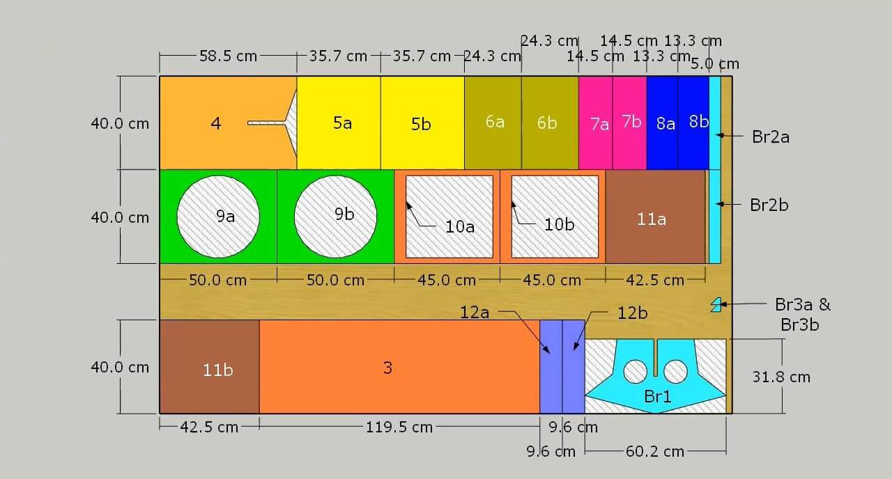 ukuran panel box speaker RDV215 bass jauh