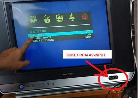 CARA HUBUNGKAN STB DENGAN TV TABUNG