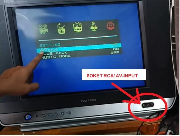 CARA HUBUNGKAN STB DENGAN TV TABUNG