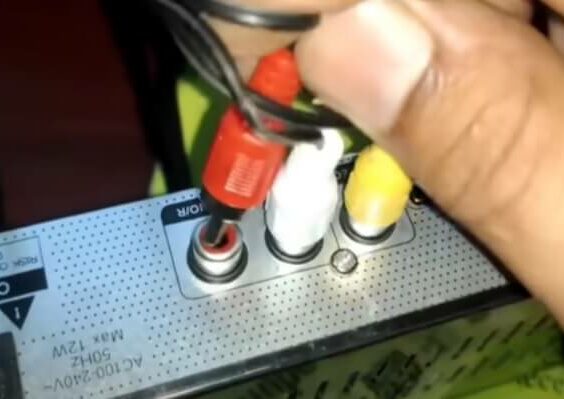 cara menghubungkan set top box ke Tv LED