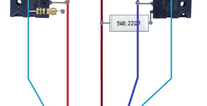 cara paralel transistor final toshiba 2 set