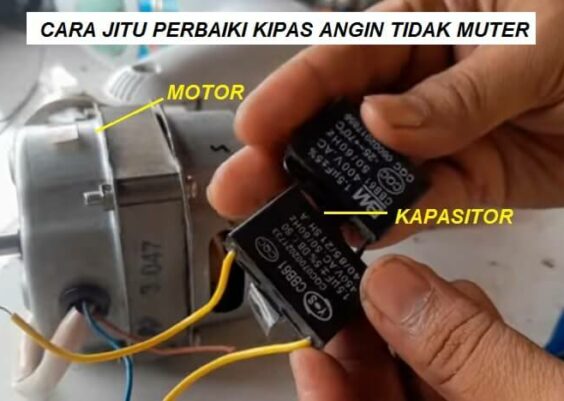 CARA MEMPERBAIKI KIPAS ANGIN TIDAK BERPUTAR