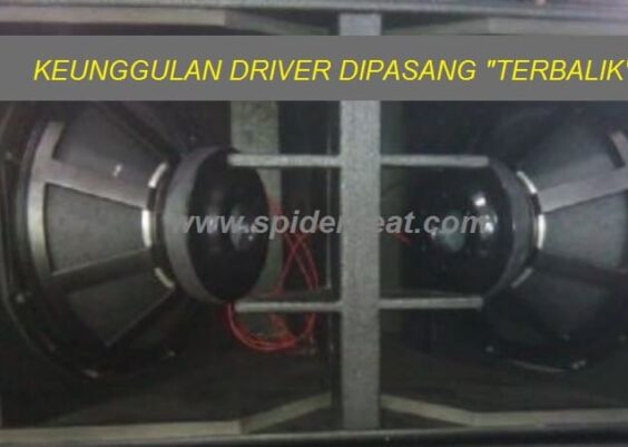 keunggulan driver speaker dipasang terbalik