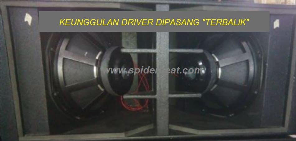 keunggulan driver speaker dipasang terbalik