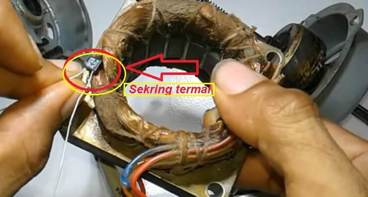 memperbaiki kipas angin tidak berputar gani sekring