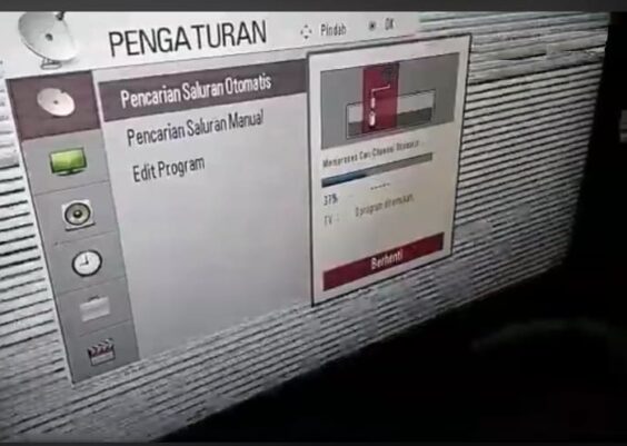 gejala kerusakan Xtal pada TV LED