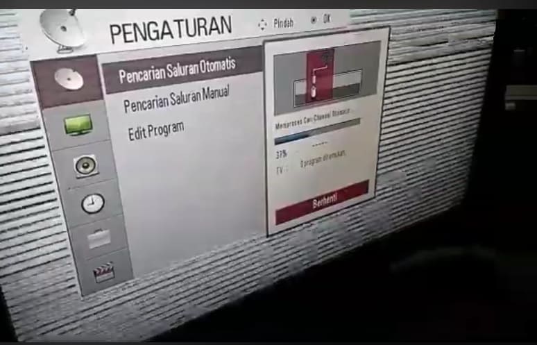 gejala kerusakan Xtal pada TV LED