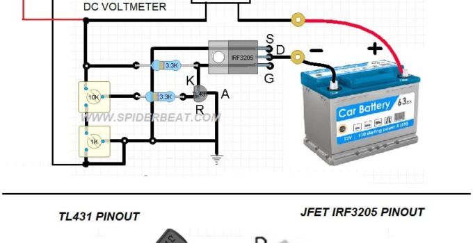 skema charger aki auto cut off
