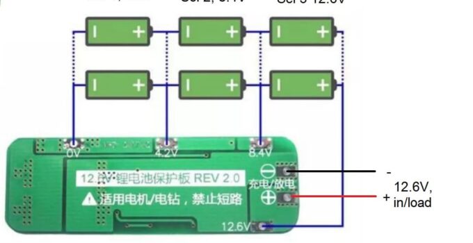 Cara Merakit BMS 3s,4s, yang benar