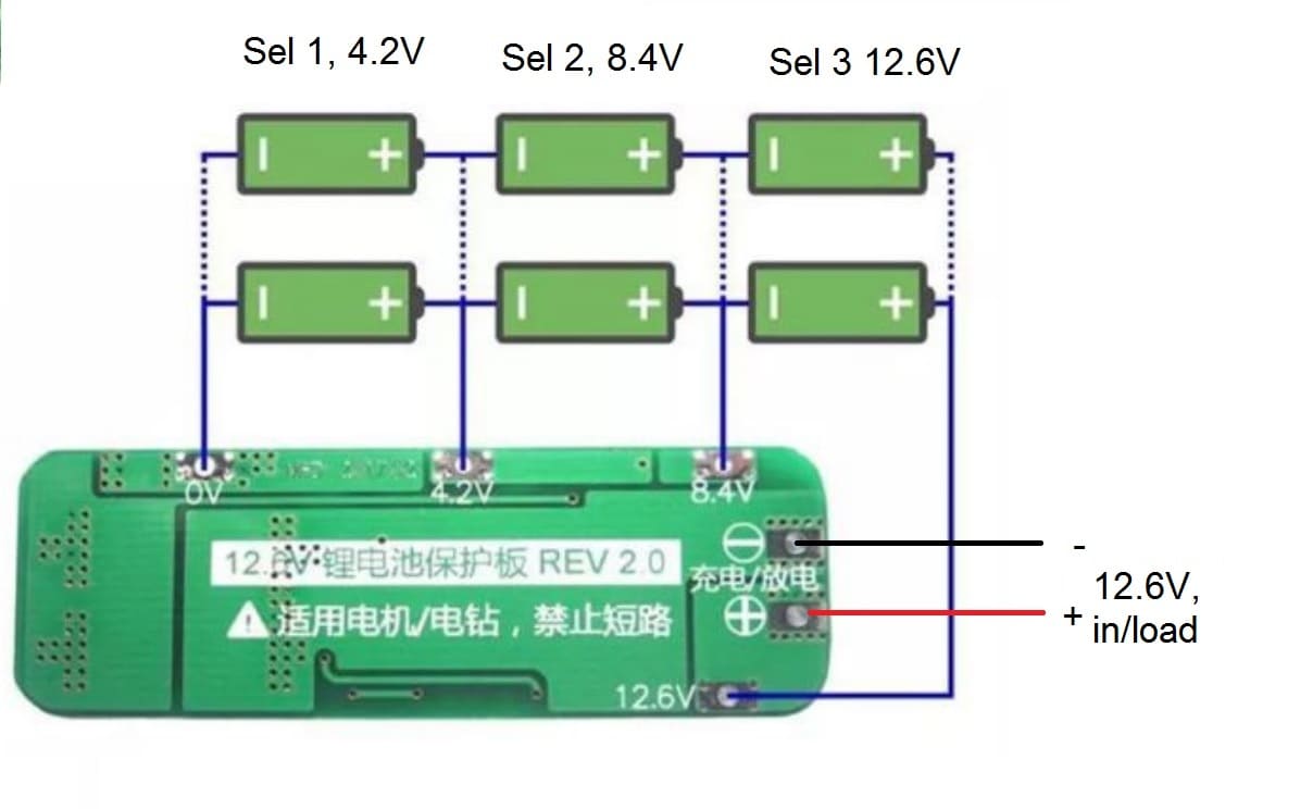 Cara Merakit BMS 3s,4s, yang benar