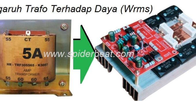 Daya power amplifier dan trafo 5A