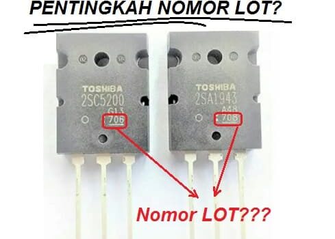 Nomor LOT Thosiba