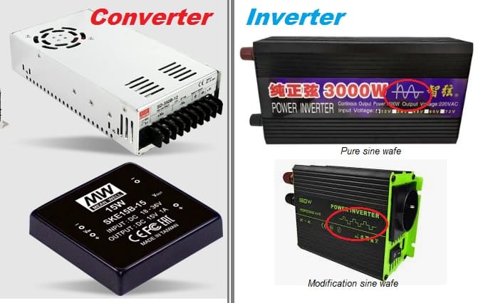 Perbedaan Inverter dengan Konverter