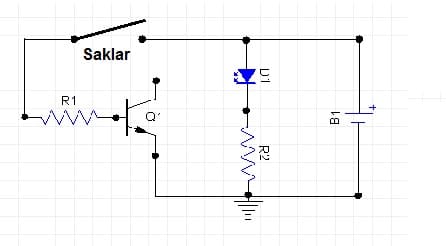 cara kerja transistor sebagai saklar