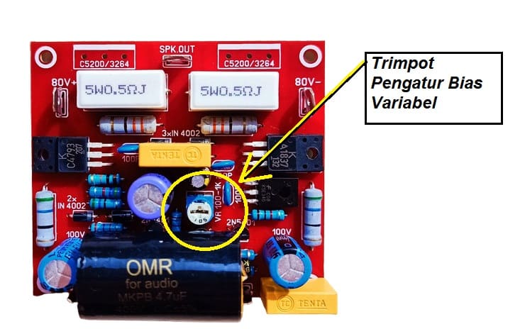Penyetelan arus bias power amplifier